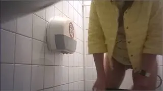 Hidden camera in the student toilet 11